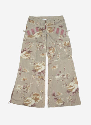 Vintage women’s flared Baggypants flowers