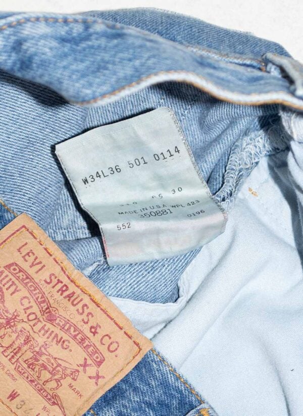 Vintage 90s Levi's 501 Jeans Made in USA – Bild 4
