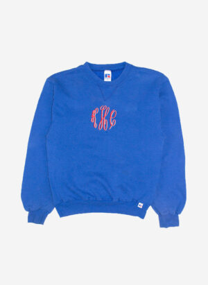 Vintage 90s Russell Athletic Sweater blau