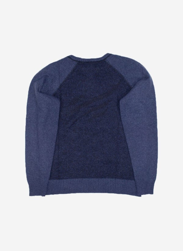 Vintage Armani Knit Sweater blau – Bild 4