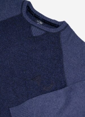 Vintage Armani Knit Sweater blau