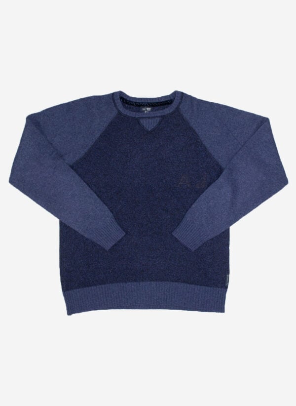 Vintage Armani Knit Sweater blau