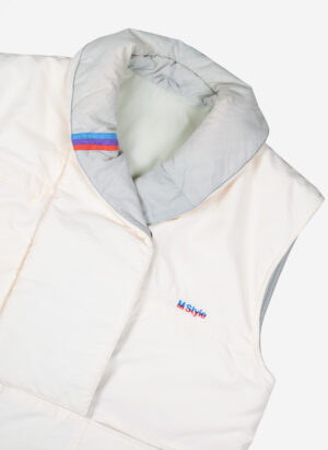 Vintage BMW Weste creme