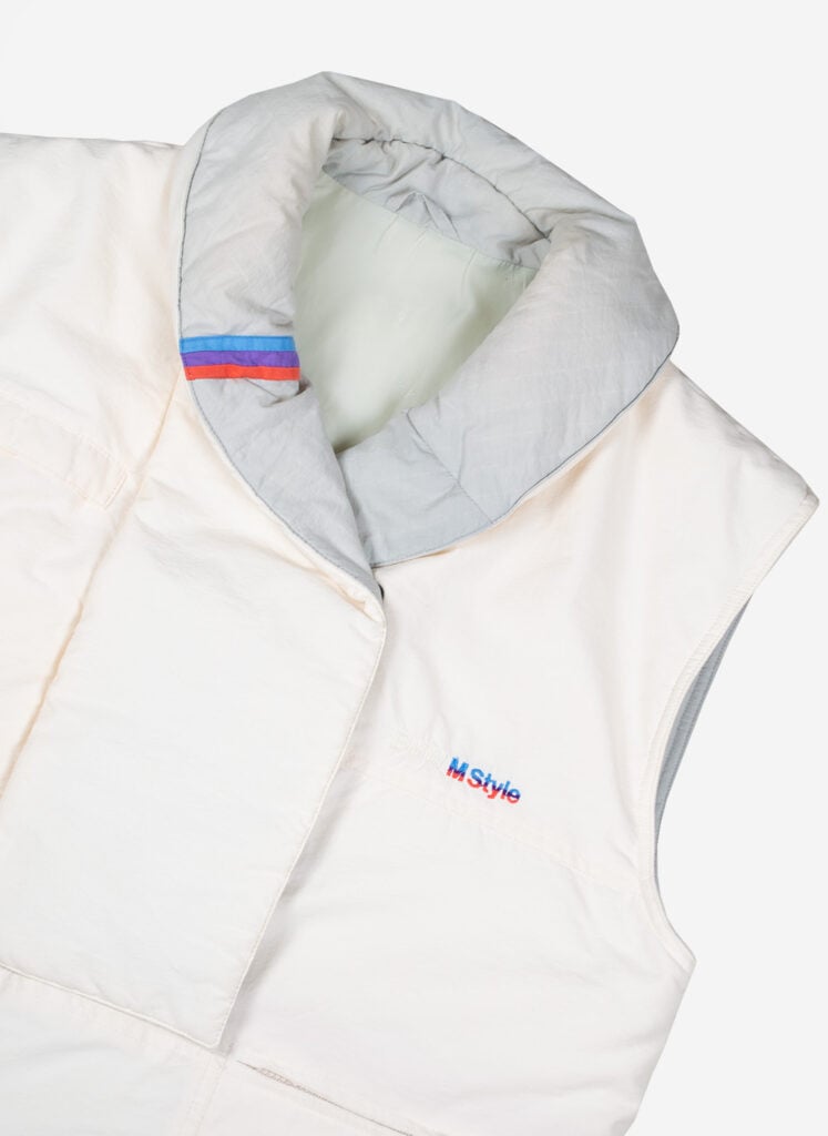 Vintage BMW Weste creme