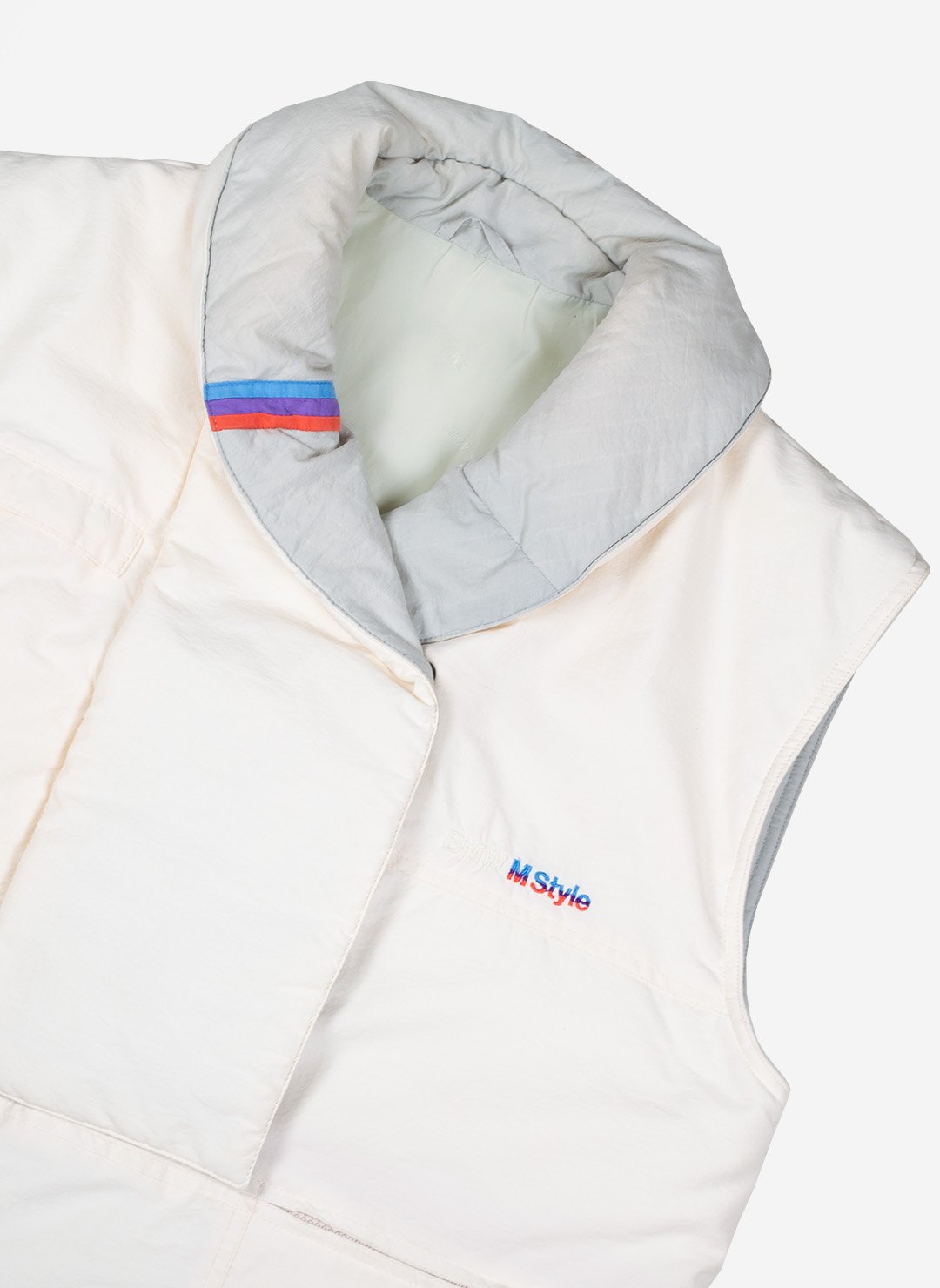 Vintage BMW Weste creme – Bild 2