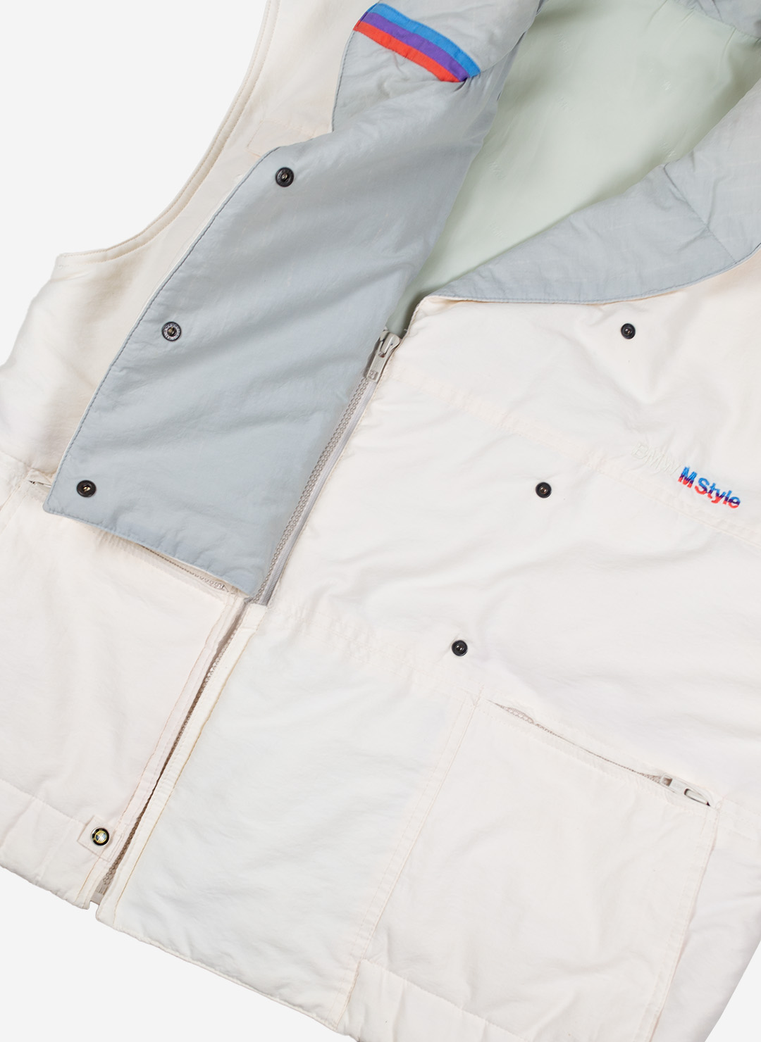 Vintage BMW Weste creme – Bild 3