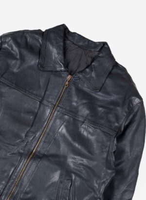 Vintage Lederjacke schwarz