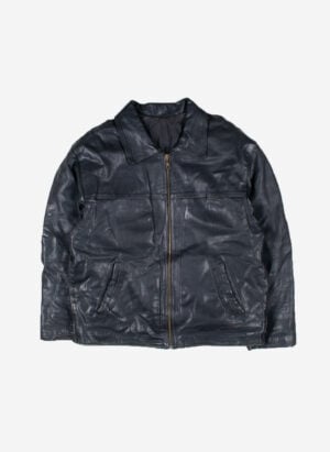 Vintage Lederjacke schwarz