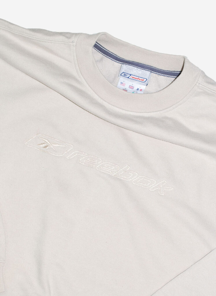 Vintage Reebok Sweater creme boxy