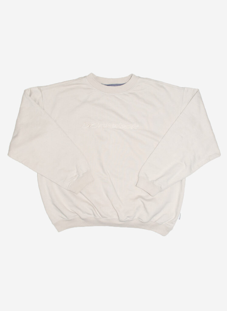 Vintage Reebok Sweater creme boxy
