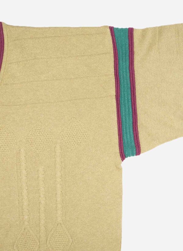 Vintage V-Neck Knitsweater – Bild 3