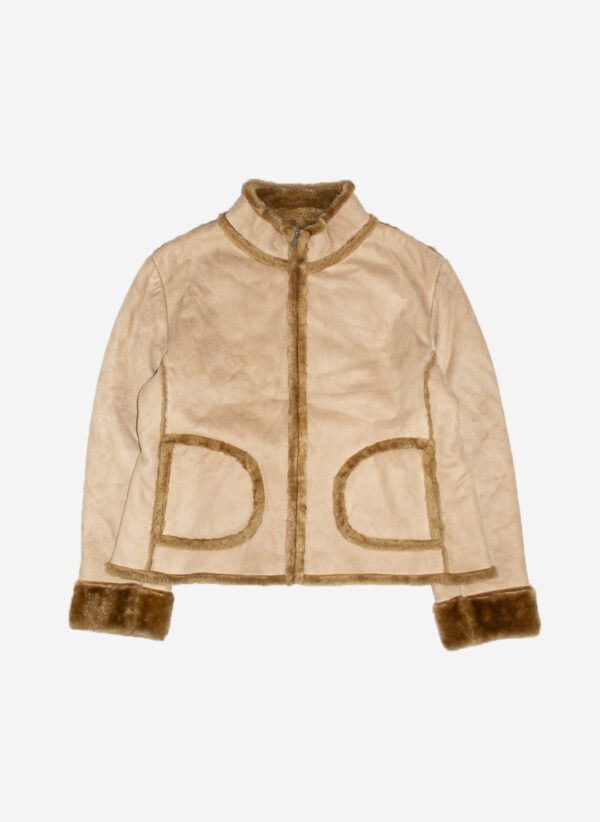 Vintage Y2K women's Kunstlederjacke