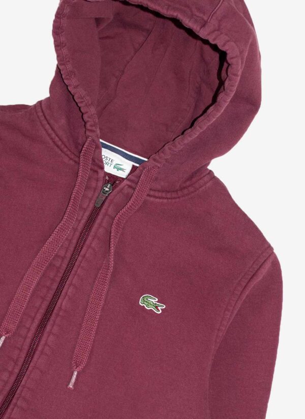 Lacoste Zip-Hoodie rot – Bild 2