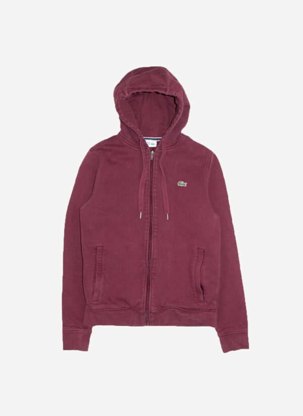 Lacoste Zip-Hoodie rot