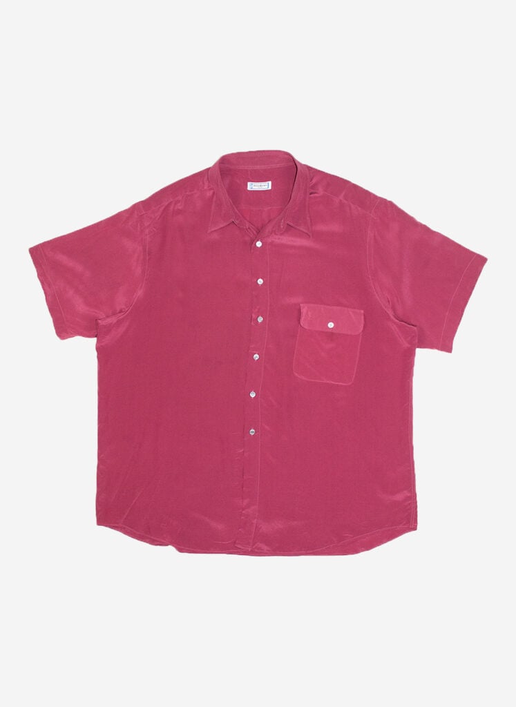 Vintage 80s Yves Saint Laurent Seidenhemd
