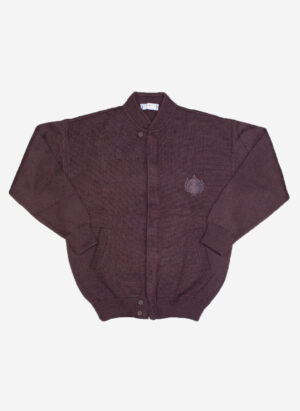 Vintage 80s Yves Saint Laurent heavy Knit Zipper