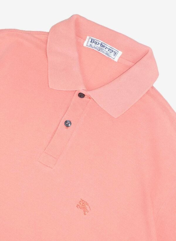 Vintage 90s Burberrys Poloshirt boxy – Bild 2