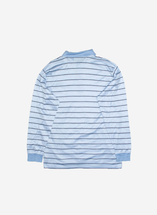 Vintage 90s Christian Dior Longsleeve babyblau – Bild 3