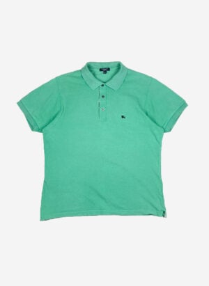 Vintage Burberry Poloshirt grün