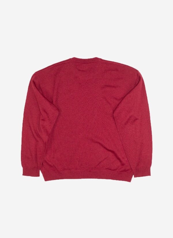 Vintage Lacoste Knitsweater rot – Bild 3
