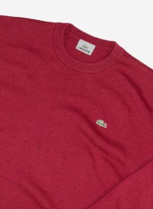 Vintage Lacoste Knitsweater rot