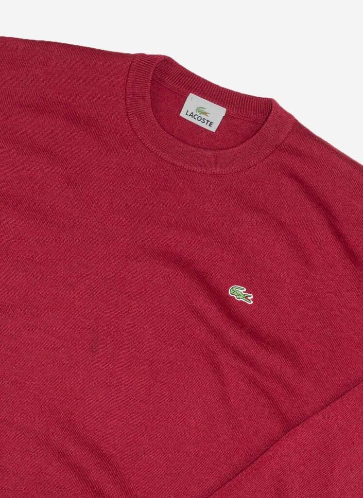 Vintage Lacoste Knitsweater rot