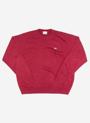 Vintage Lacoste Knitsweater rot