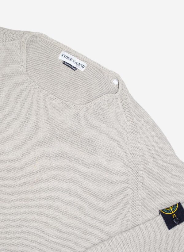 Vintage Stone Island Knitsweater grau – Bild 2