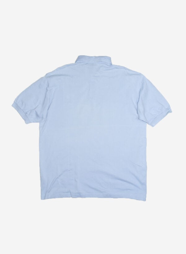 Vintage 80s Valentino Poloshirt babyblau – Bild 3