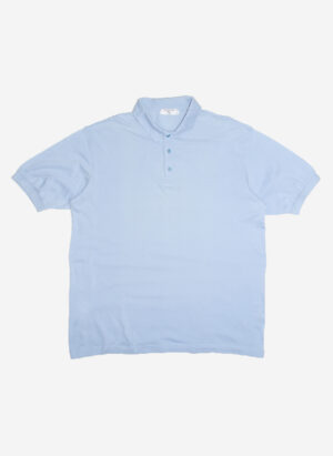 Vintage 80s Valentino Poloshirt babyblau