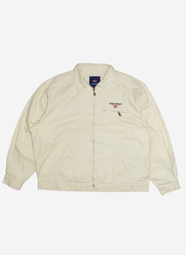 Vintage Harringtonjacke creme boxy