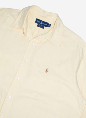 Vintage Ralph Lauren Kurzarmhemd gelb