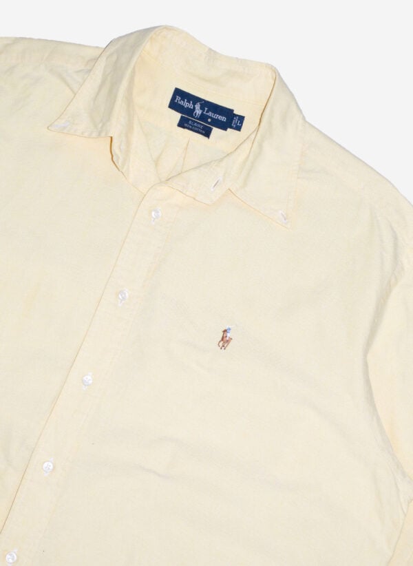 Vintage Ralph Lauren Kurzarmhemd gelb – Bild 2