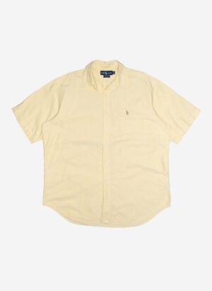 Vintage Ralph Lauren Kurzarmhemd gelb