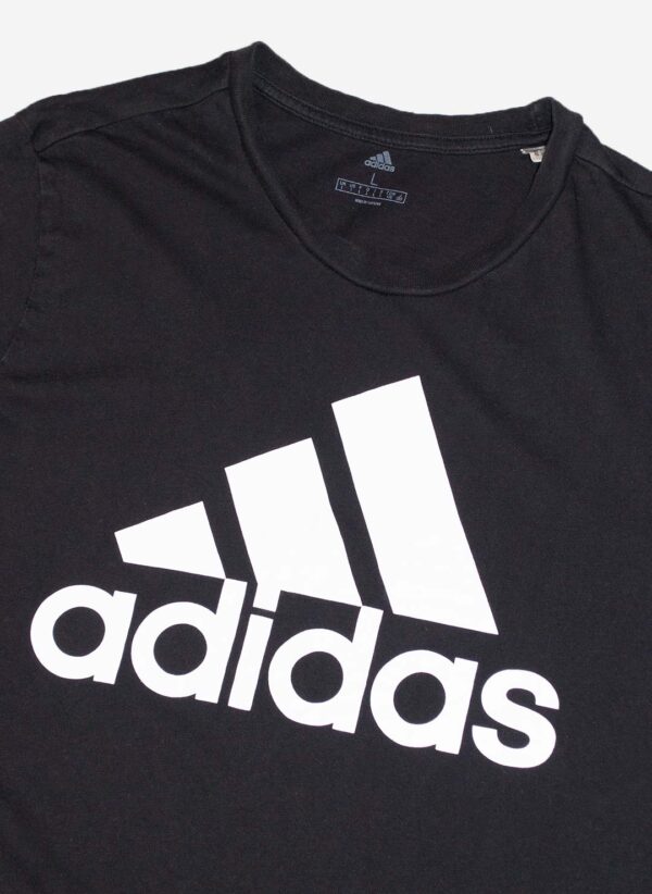 Adidas Big Logo T-Shirt schwarz – Bild 2