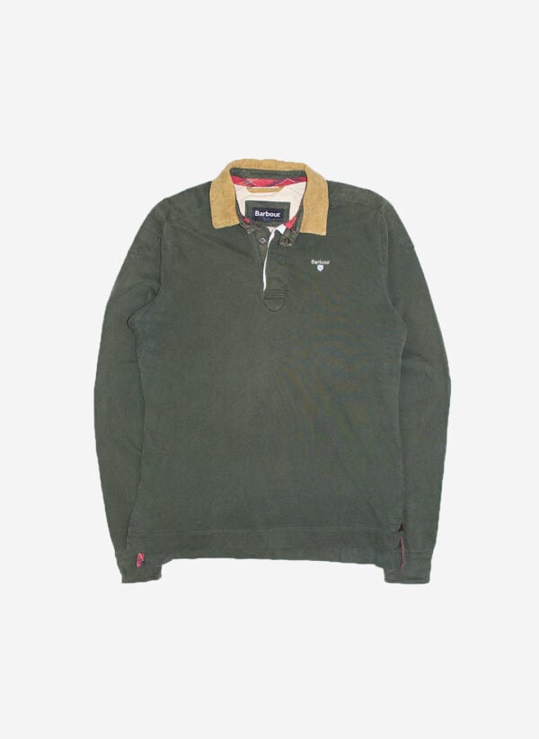 Barbour Rugbyshirt grün