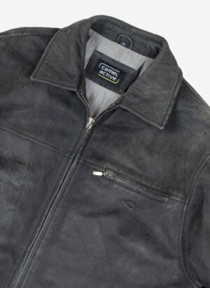 Camel Active Lederjacke grau