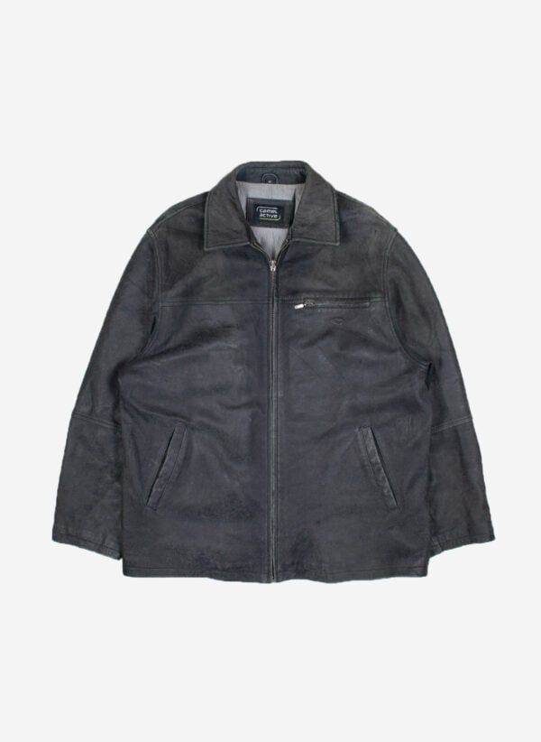 Camel Active Lederjacke grau