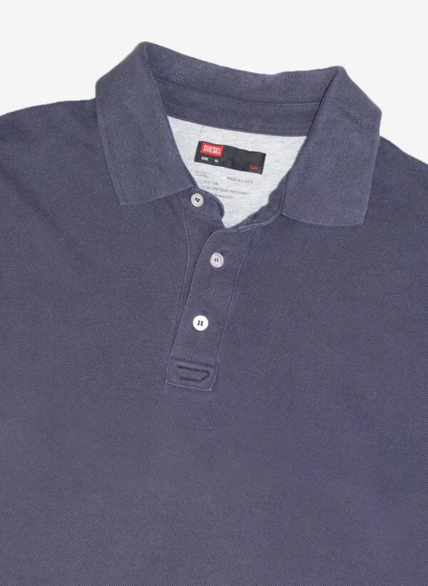 Diesel Polo Longsleeve navy faded – Bild 2