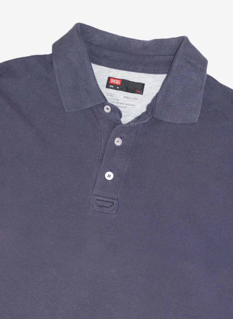 Diesel Polo Longsleeve navy faded
