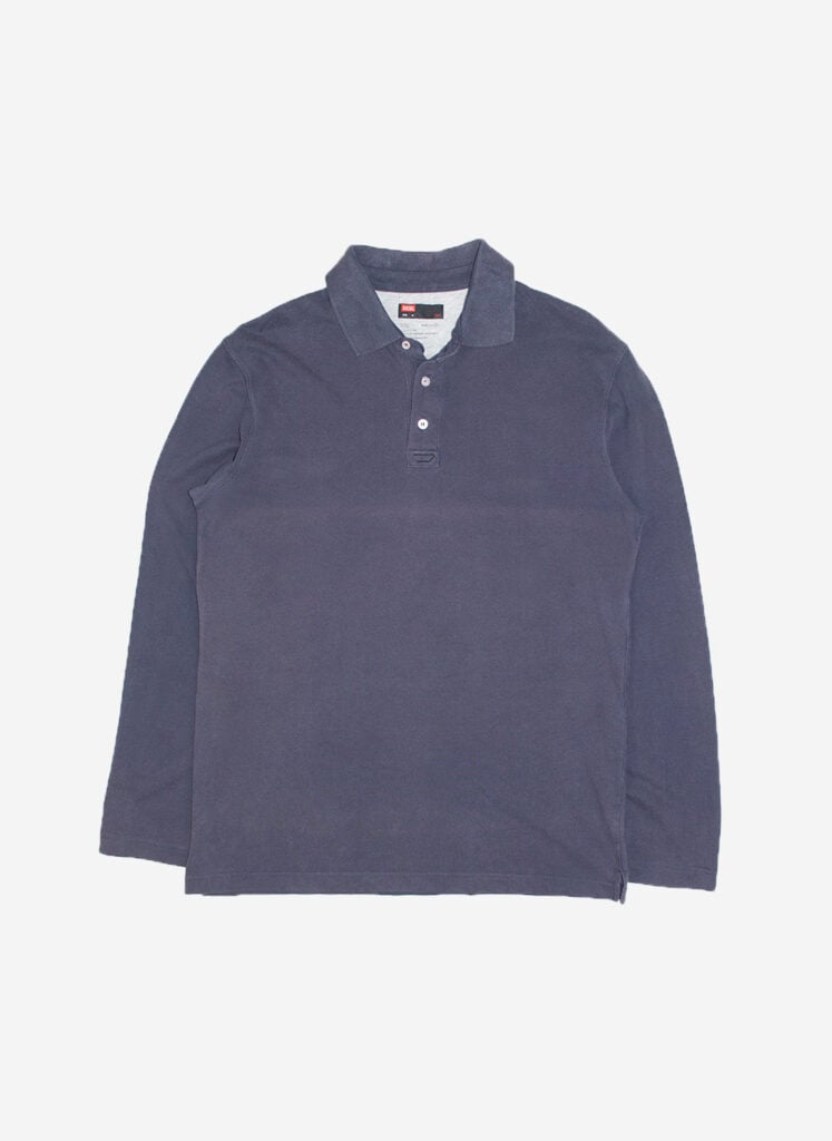 Diesel Polo Longsleeve navy faded