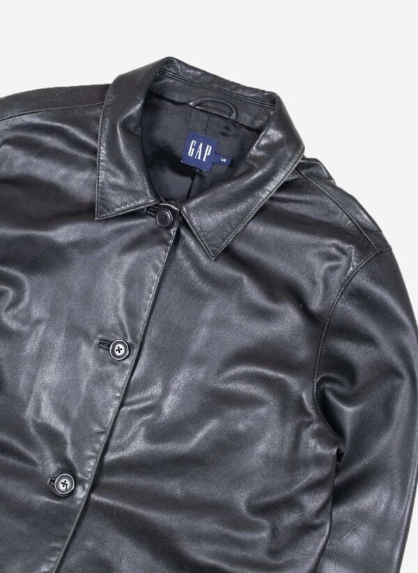 Gap Lederjacke schwarz – Bild 2