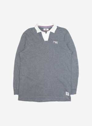 Tommy Jeans Rugbyshirt grau
