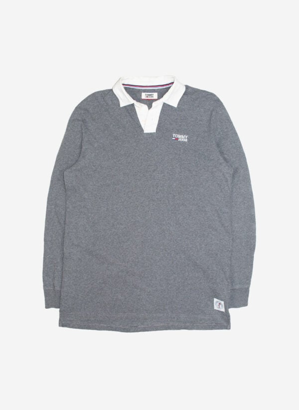 Tommy Jeans Rugbyshirt grau