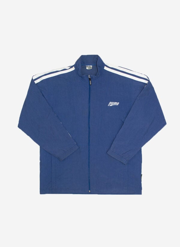 Vintage 80s Puma Trackjacket blau