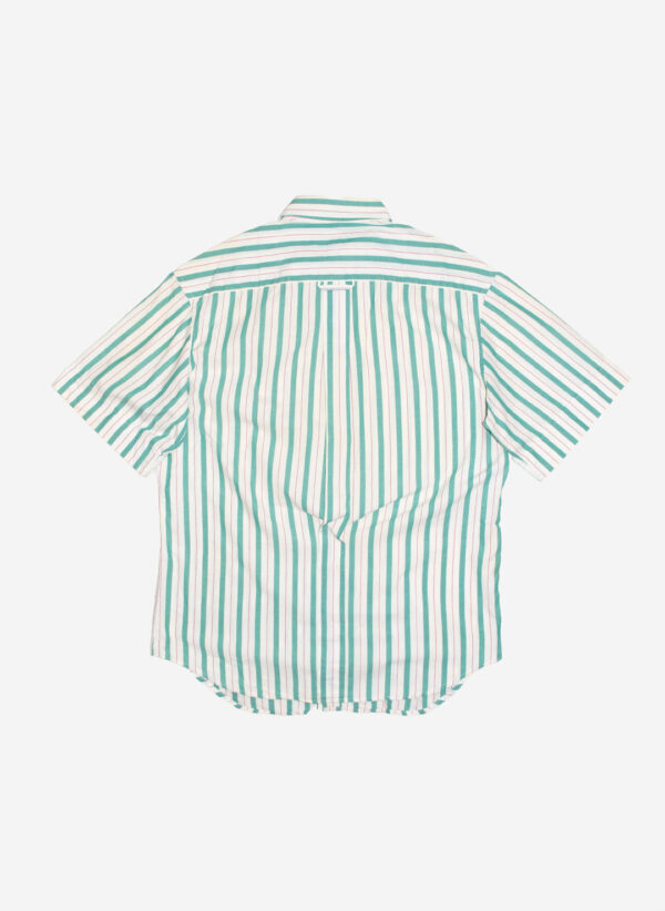 Vintage 80s Yves Saint Laurent Kurzarmhemd striped – Bild 3