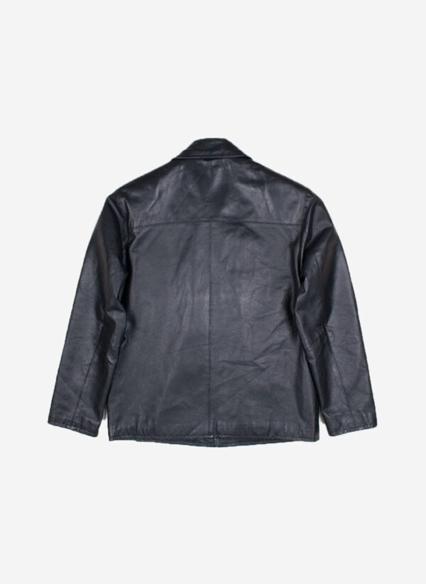 Vintage Angelo Litrico Lederjacke schwarz – Bild 3