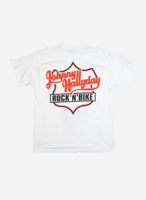 Vintage Johnny Halliday Motorcycle T-Shirt