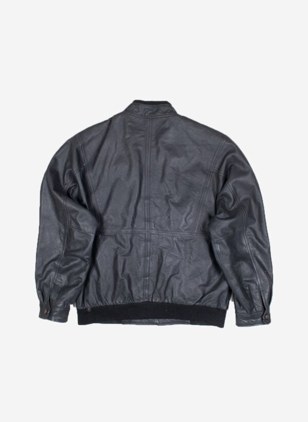 Vintage Leder Bomberjacke – Bild 3
