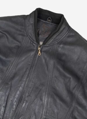 Vintage Leder Bomberjacke